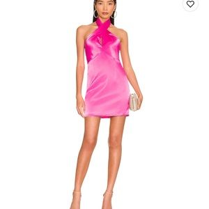 Revolve pink mini dress small NWT